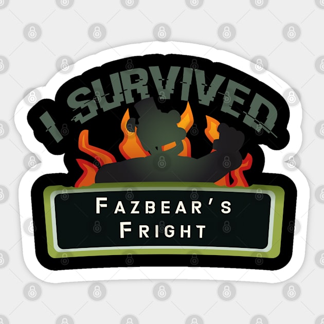 I Survived Fazbear's Fright Sticker by coribird